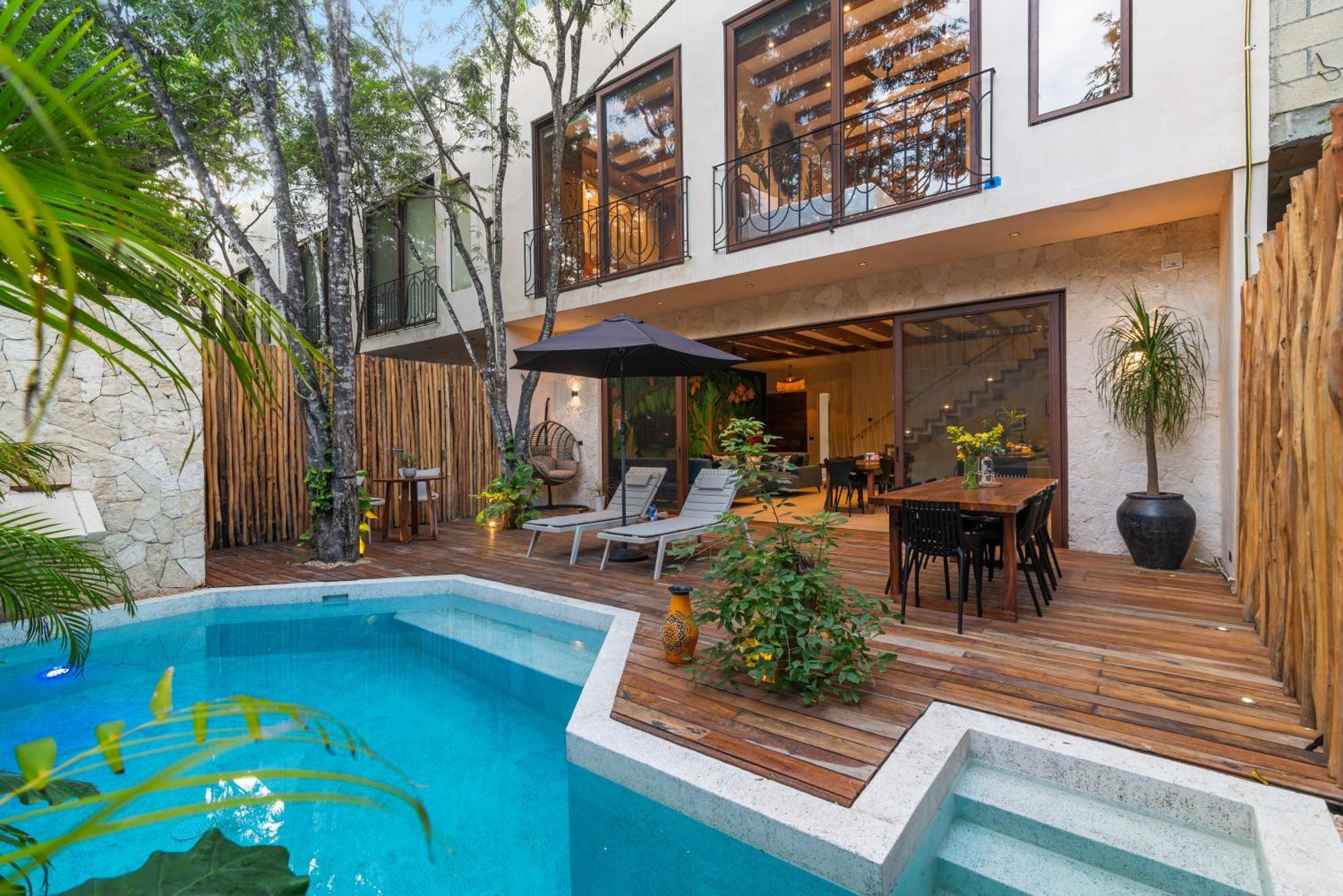 El Rey Loro - Lux 4 Bed Villa @Bluedeertulum Exterior photo