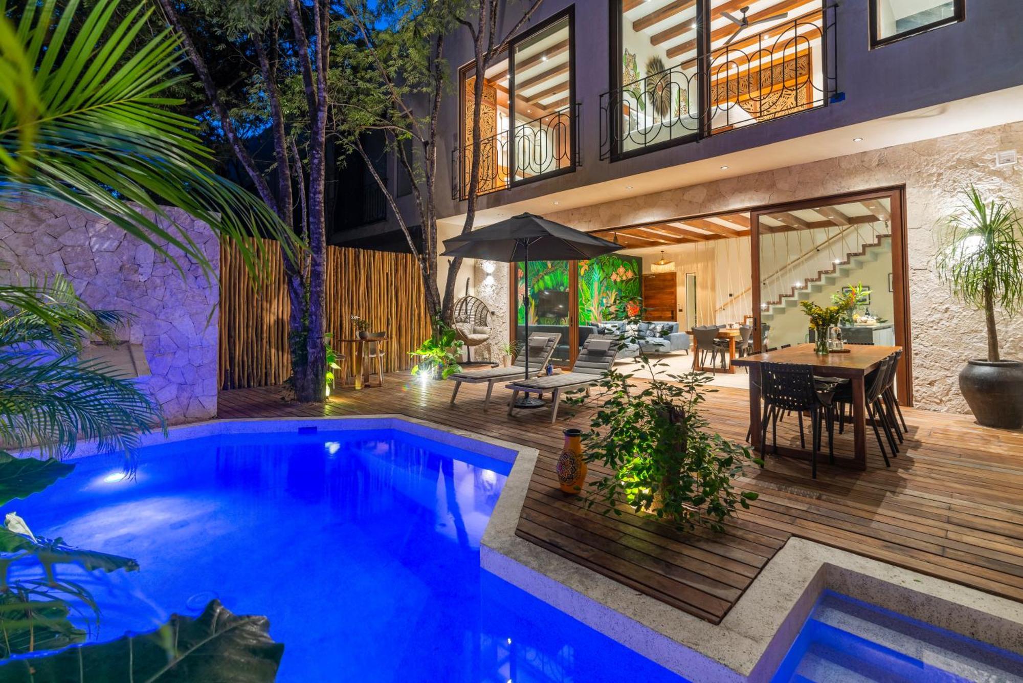 El Rey Loro - Lux 4 Bed Villa @Bluedeertulum Exterior photo